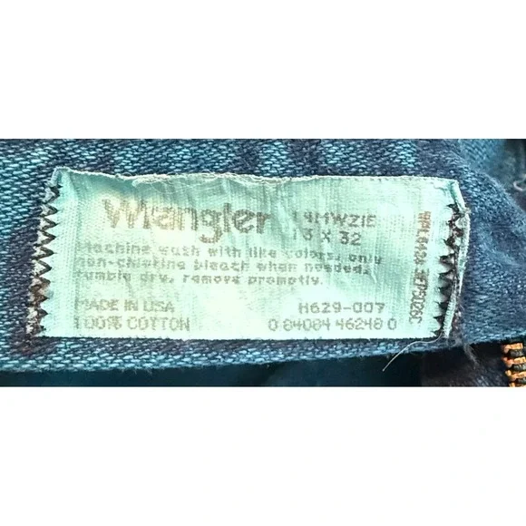 Vintage Wrangler Jeans Womenswear High Waist Blue Denim Pants‎ Trousers 13x32 - Picture 4 of 4